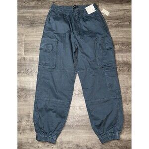 Aeropostale Pants Mens Medium Cargo Jogger Drawstring Elastic Waist Casual NWT